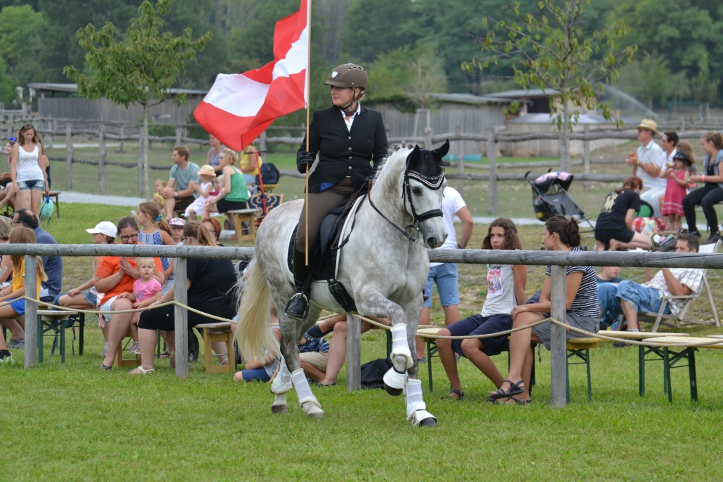 Working Equitation Austria zu Gast beim Pferdefest auf Schloss Hof. © Walter Wurdack | Working Equitation Austria