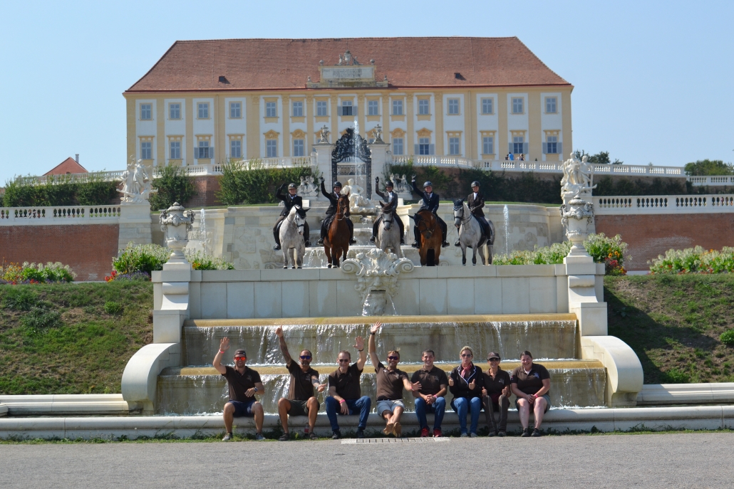Working Equitation Austria zu Gast beim Pferdefest auf Schloss Hof. © Walter Wurdack | Working Equitation Austria